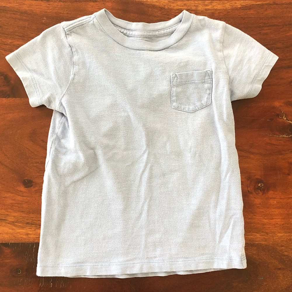 Crewcuts light blue pocket tee